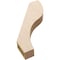 Ekena Millwork 3-inch W x 18-inch D x 24-inch H Geneva Rough Cedar Woodgrain TimberThane Knee Brace, Primed BRCUR03X18X24GNVRCPR - alternate 5